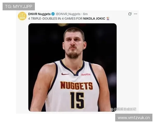 约基奇篮下单打效率提升显著 拉开与传统中锋得分差距